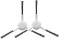Bočne četke za Dreame X30 Ultra/L20 Ultra/L10s Pro Series/L10s Ultra Gen 2 (2 kom)-Trajne zamjenske četke
