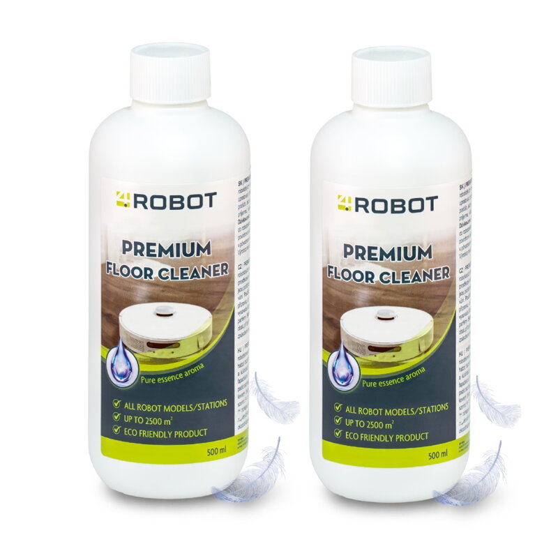 4Robot sredstvo za čišćenje robotskih usisavača s brisanjem – Pure essence 2x500ml 4Robot sredstvo za čišćenje robotskih usisavača s brisanjem – Pure essence 2x500ml
