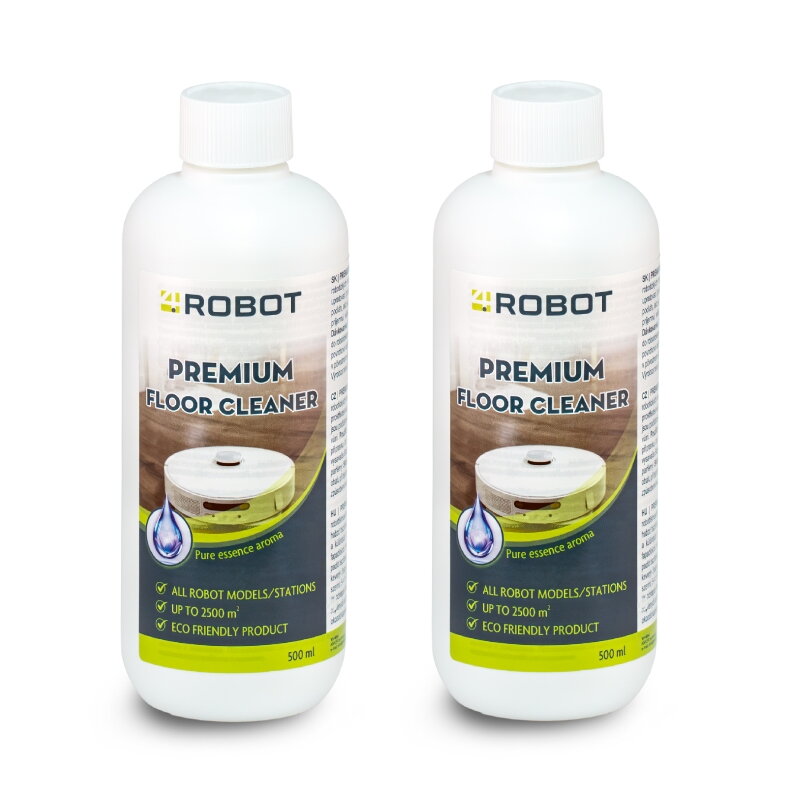4Robot sredstvo za čišćenje robotskih usisavača s brisanjem – Pure essence 2x500ml 4Robot sredstvo za čišćenje robotskih usisavača s brisanjem – Pure essence 2x500ml