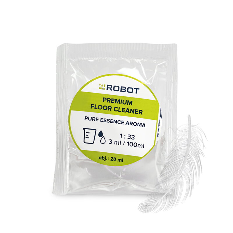 4Robot sredstvo za čišćenje za robotske usisavače s mopom Pure Essence 20 ml – UZORAK
