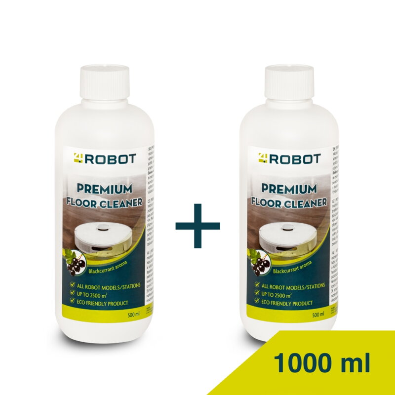 4Robot sredstvo za čišćenje robotskih usisavača s brisanjem – 2x500ml 4Robot sredstvo za čišćenje robotskih usisavača s brisanjem – 2x500ml