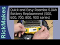 iRobot Roomba baterija za 500 600 700 800 900 Ni-mh 4000 mAh